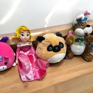 Charming Princess Doll in Pink and Yellow Dress